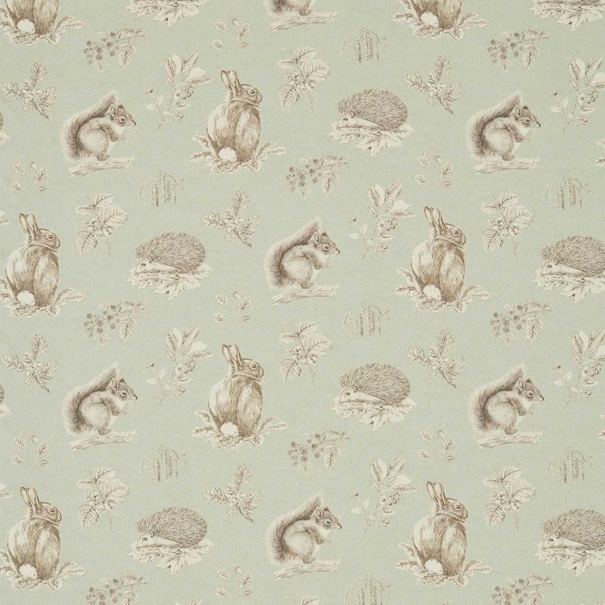 Sanderson Squirrel &amp; Hedgehog Fabric