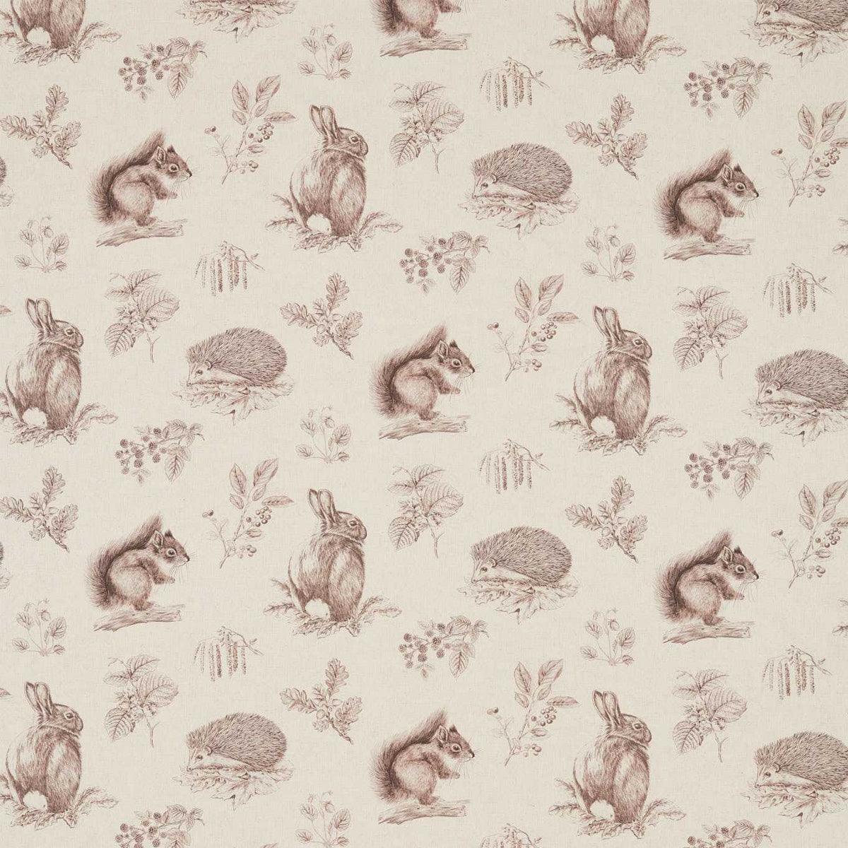 Sanderson Squirrel &amp; Hedgehog Fabric