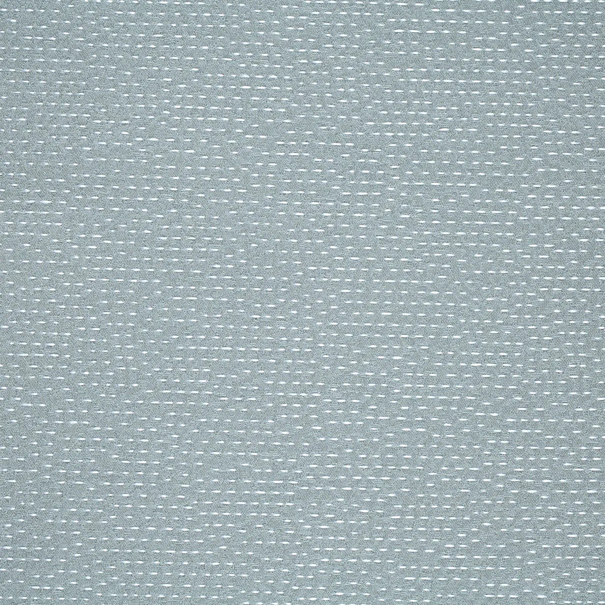 Stitch Plain Silver Fabric - Zoffany