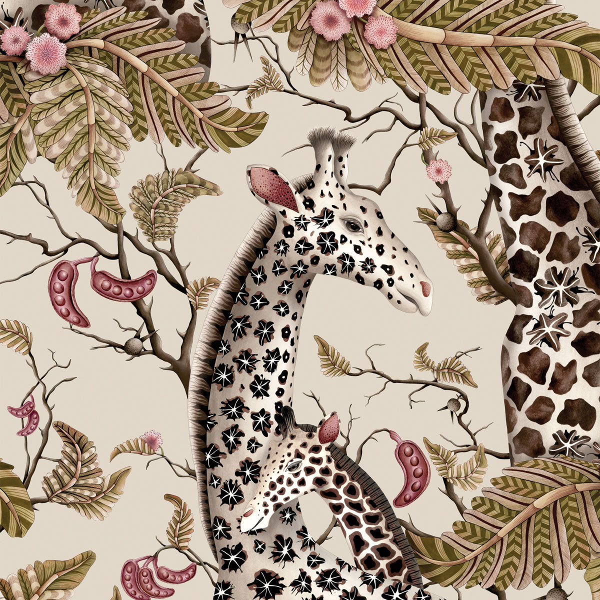 Royal Giraffe Wallpaper - Cole & Son