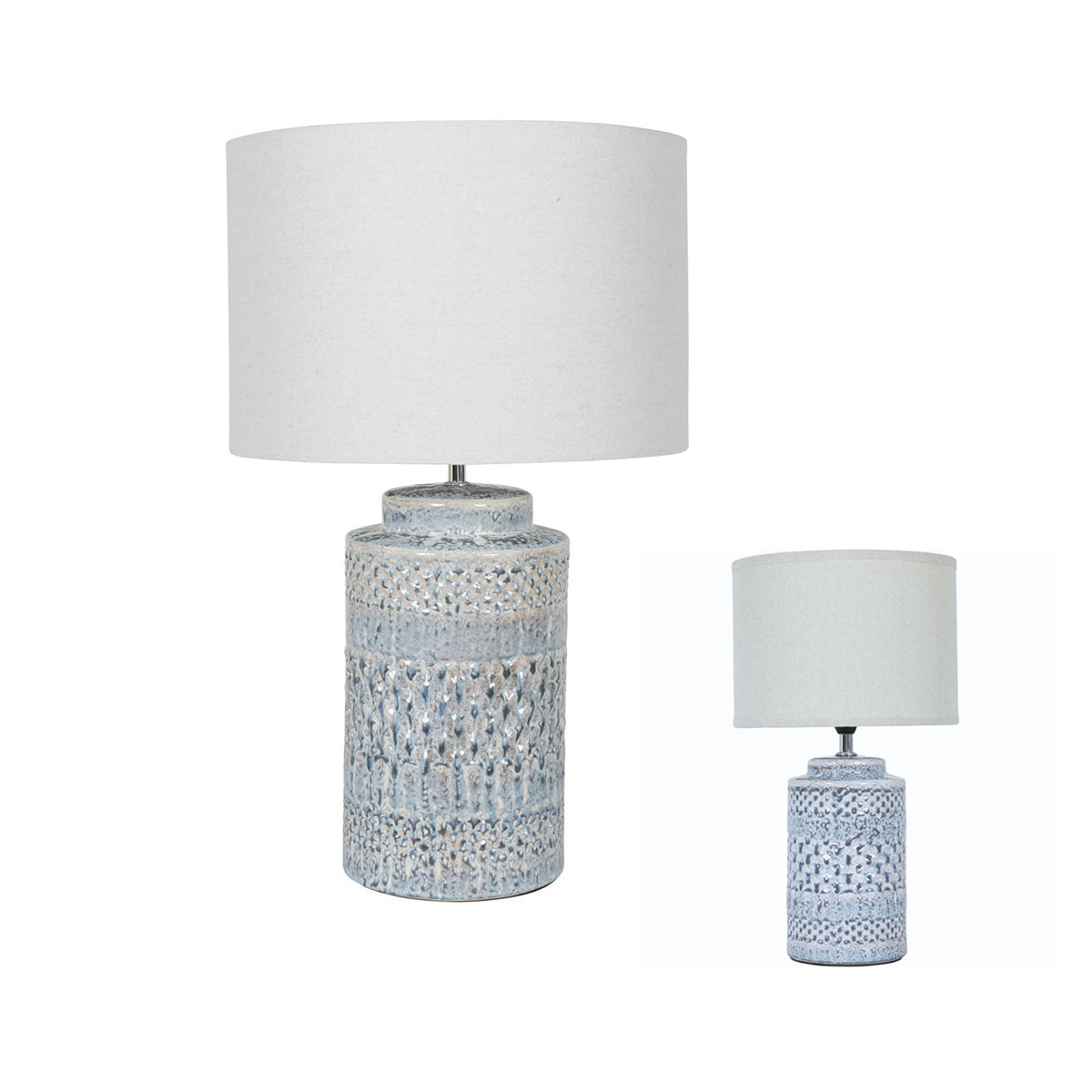 Stormy Sky Glaze Table Lamp - Courthouse Furniture