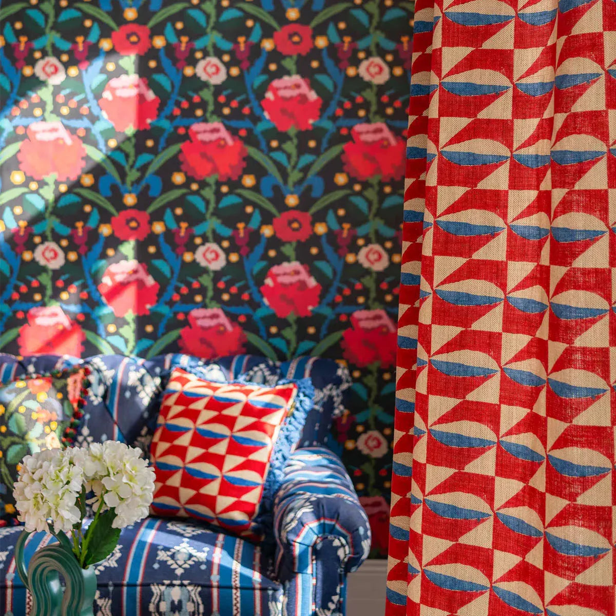 Stove Tile Fabric - Mind The Gap
