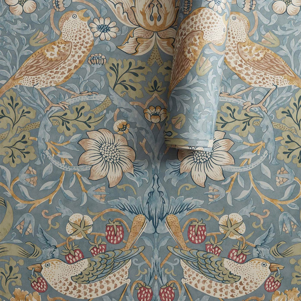 Strawberry Thief Wallpaper - Morris & Co