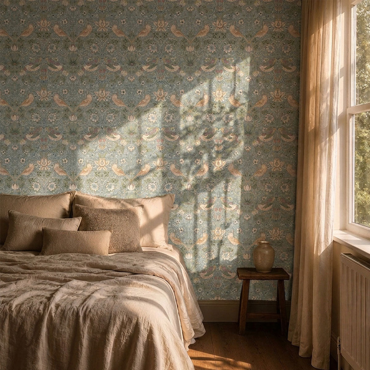 Strawberry Thief Wallpaper - Morris & Co