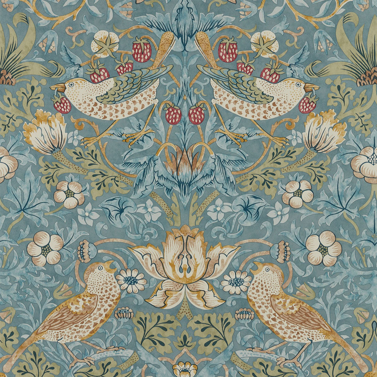 Strawberry Thief Wallpaper - Morris & Co