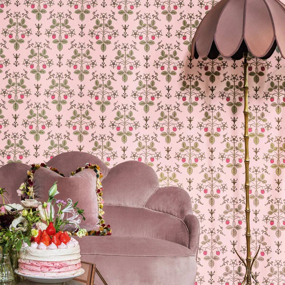 Strawberry Wallpaper - Cole & Son