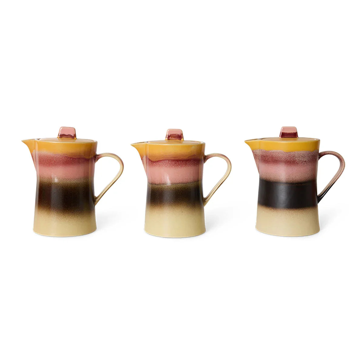 70s Ceramics Sunset Teapot - HKLIVING