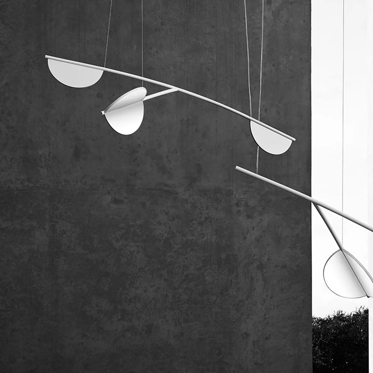 Almendra Organic Suspension Short 3 Lamp - Flos