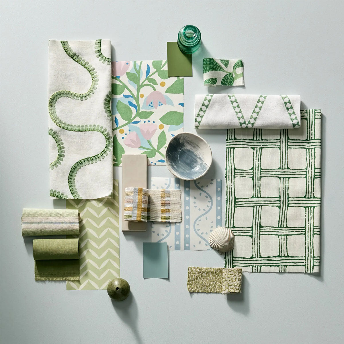 Sweet Bay Print Fabric - Scion