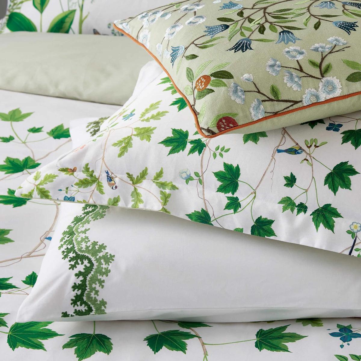 Sanderson Sycamore &amp; Oak Botanical Green Bedding