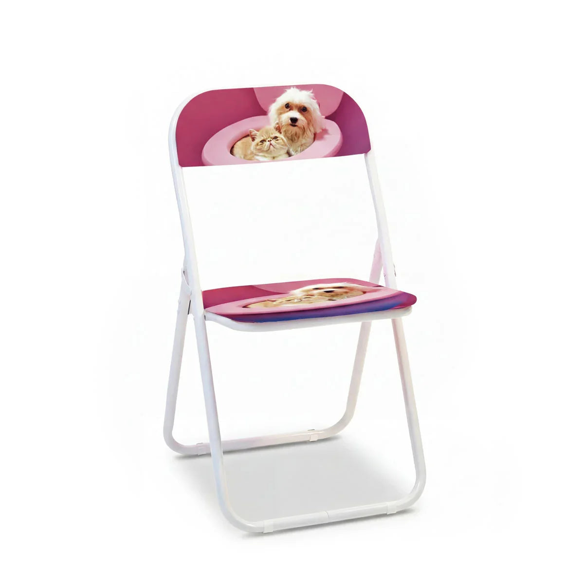 Seletti X Toiletpaper Magazine Pets Folding Chair