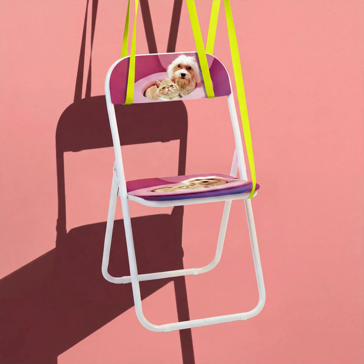 Seletti X Toiletpaper Magazine Pets Folding Chair