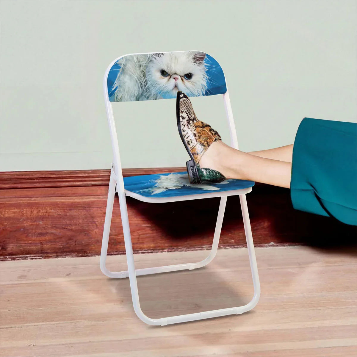 Seletti X Toiletpaper Magazine Pets Folding Chair