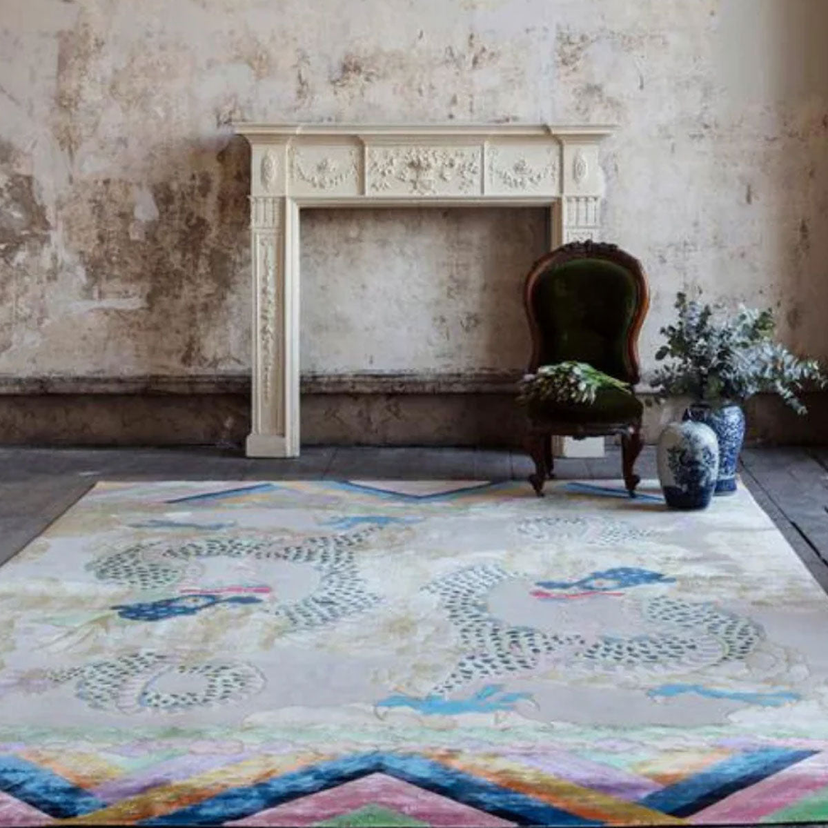 Talisman Hand Knotted Rug - Wendy Morrison Design