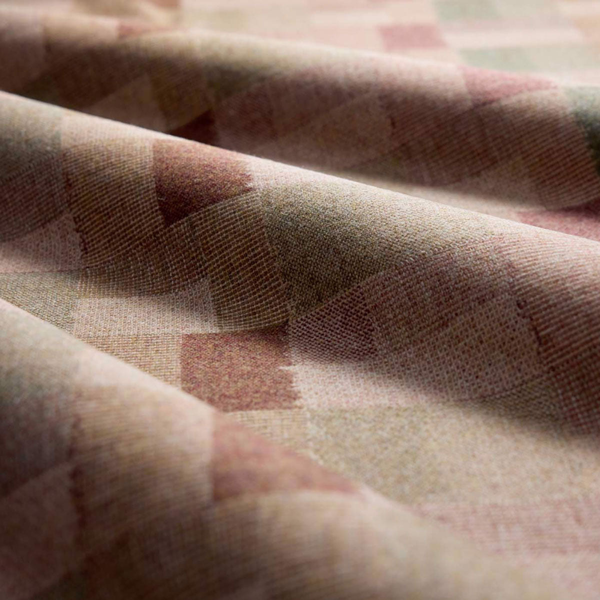 Sanderson Tavistone Wool fabric – Madder/Yew Green (3)