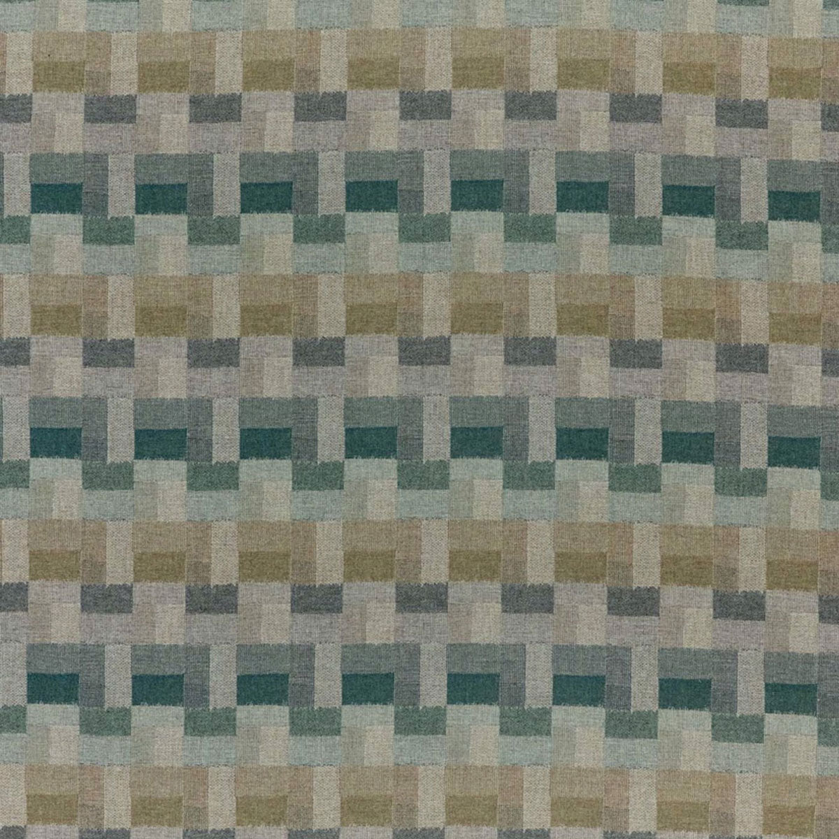 Sanderson Tavistone Wool fabric – Mineral Blue/Maple (3)
