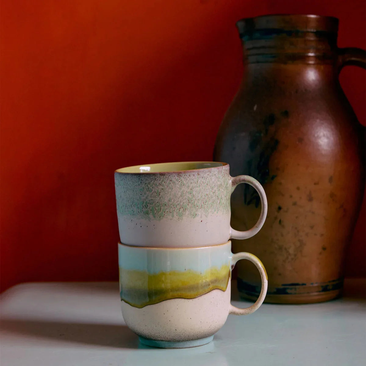 70s Ceramics Cups - HKLIVING