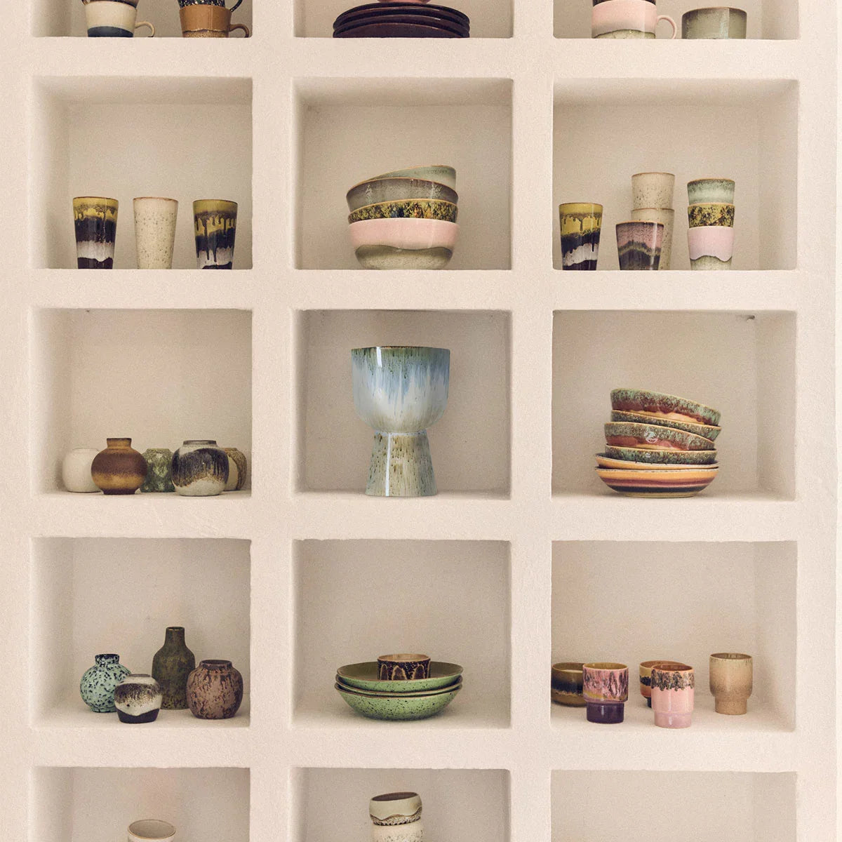 70s Ceramics Cups - HKLIVING