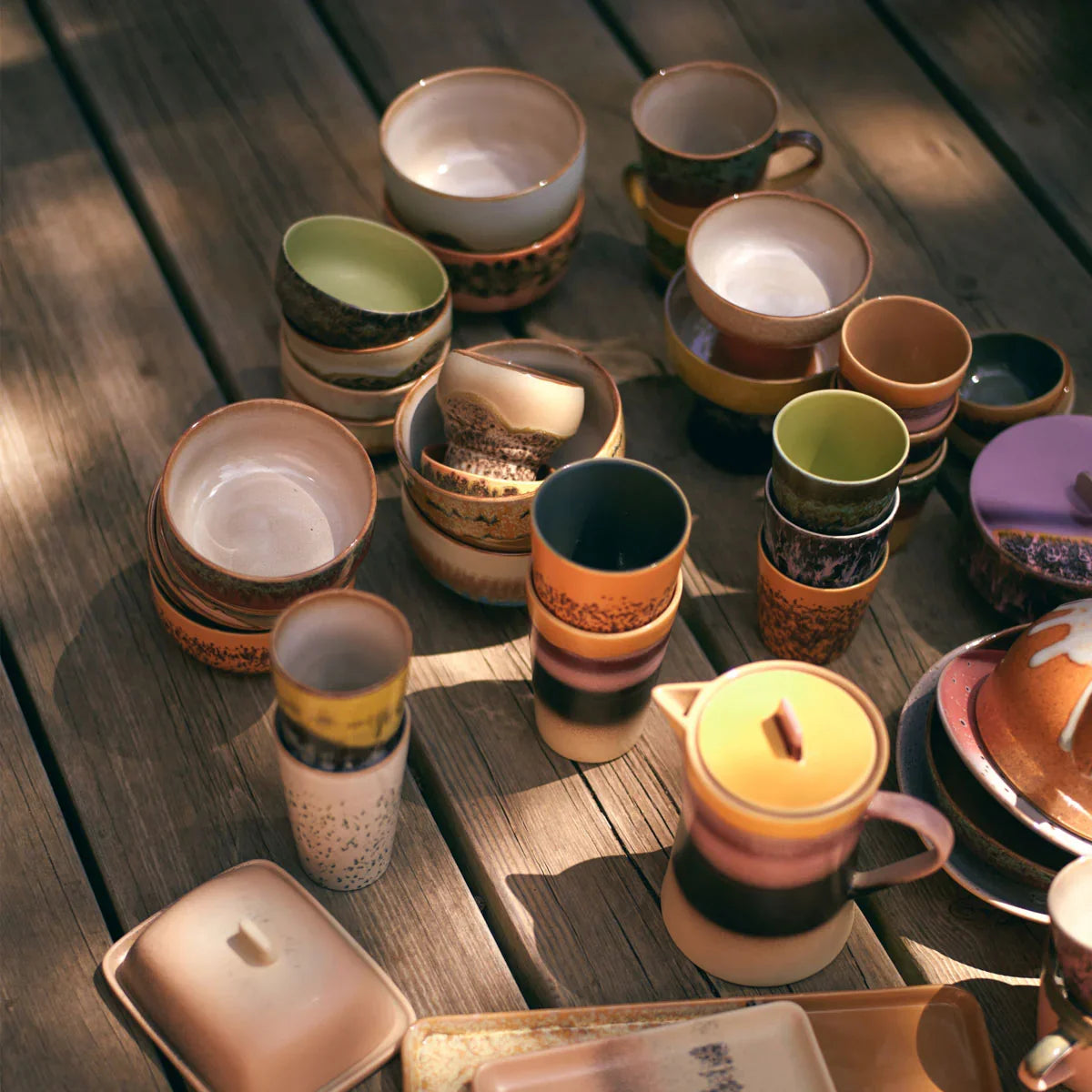 70s Ceramics Mugs - HKLIVING