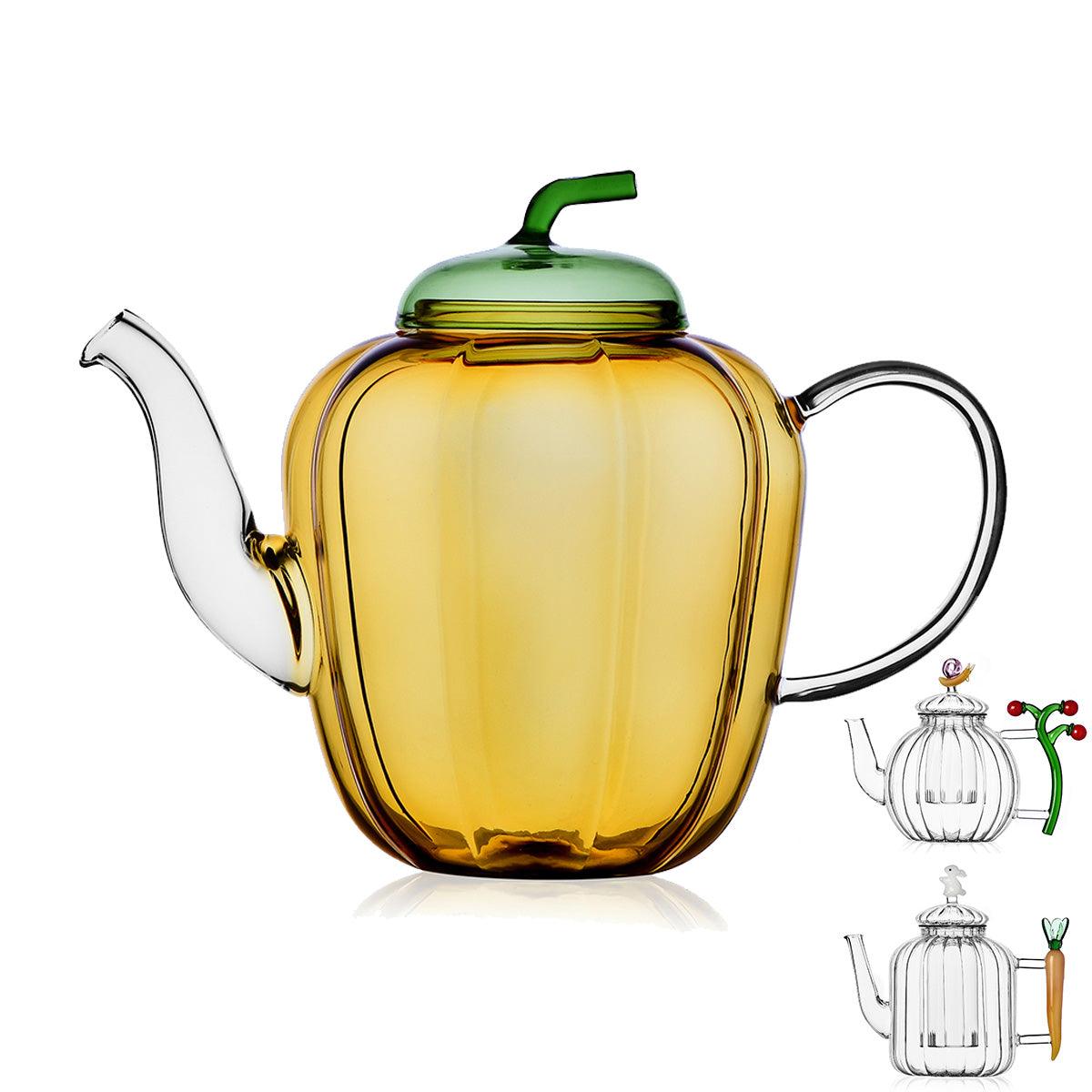 Vegetables Glass Teapot - Ichendorf