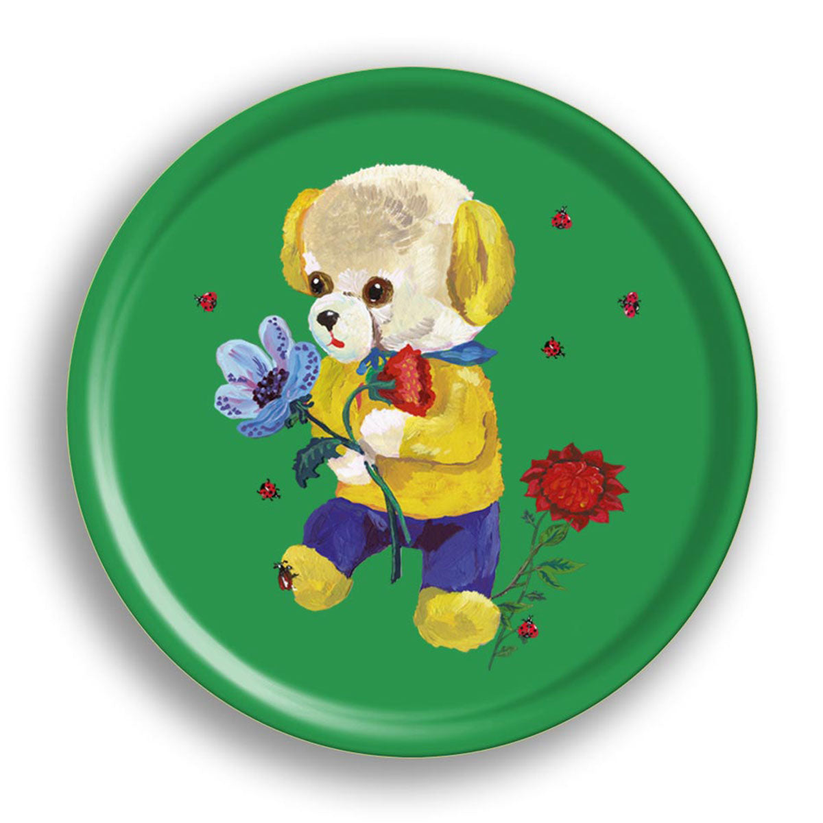 Birch Wood Round Tray - Avenida Home
