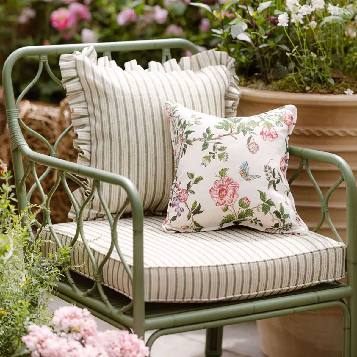 Tetbury Stripe Outdoor Fabric - Sanderson