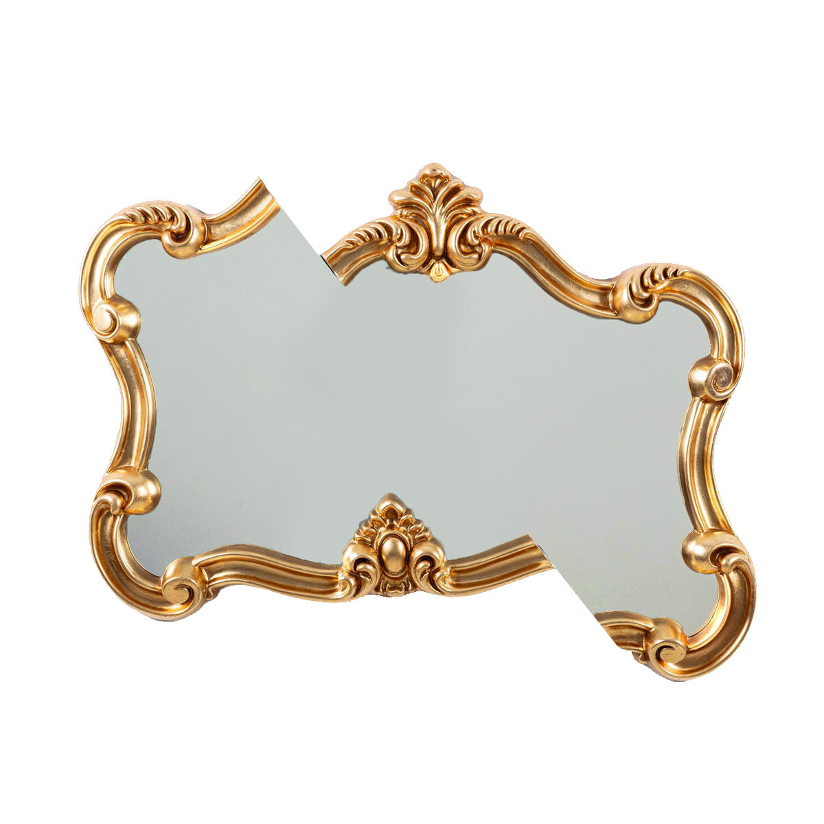 Seletti X Toiletpaper Gold Frame Tongue Mirror - Courthouse Interiors