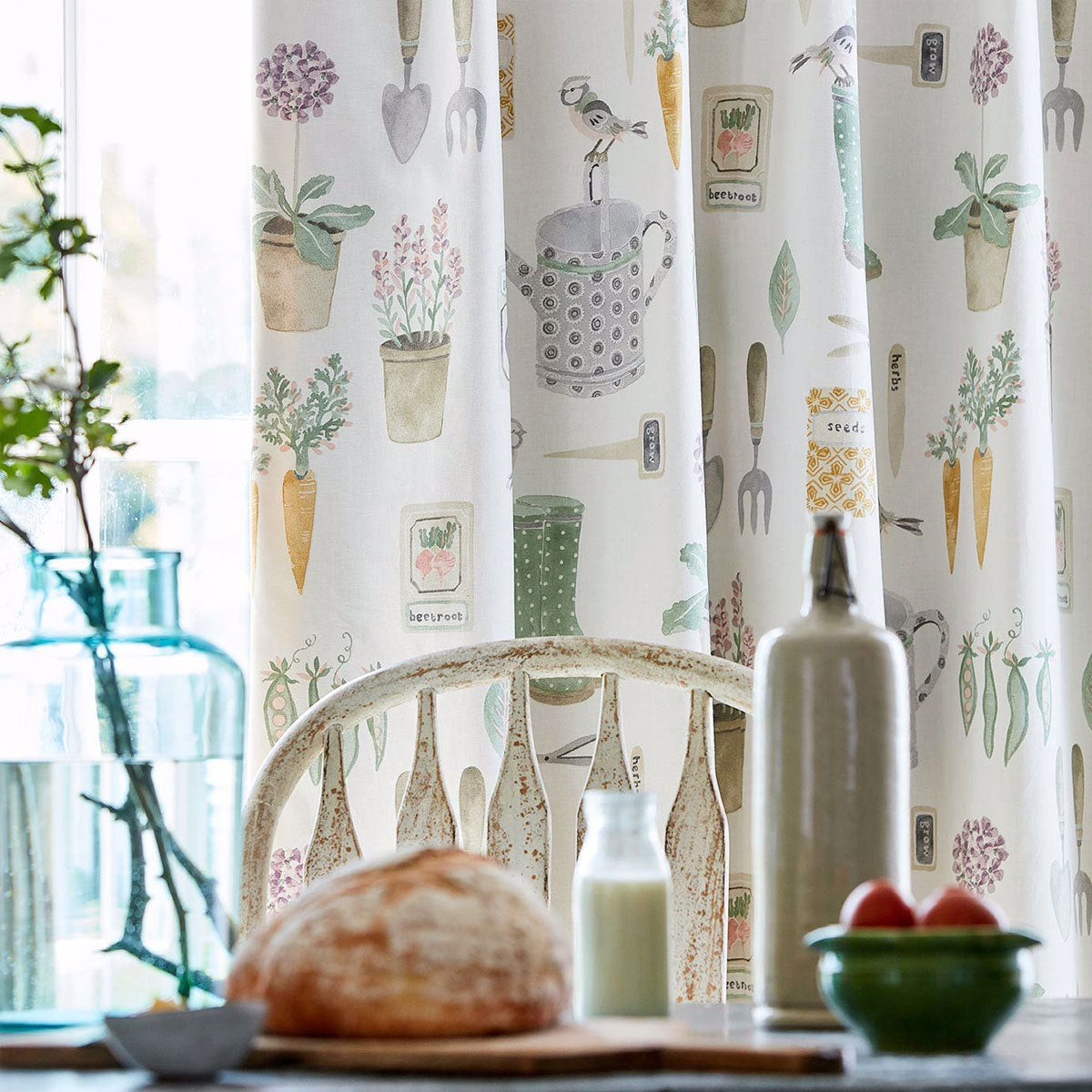 The Gardener Dijon Fabric - Sanderson