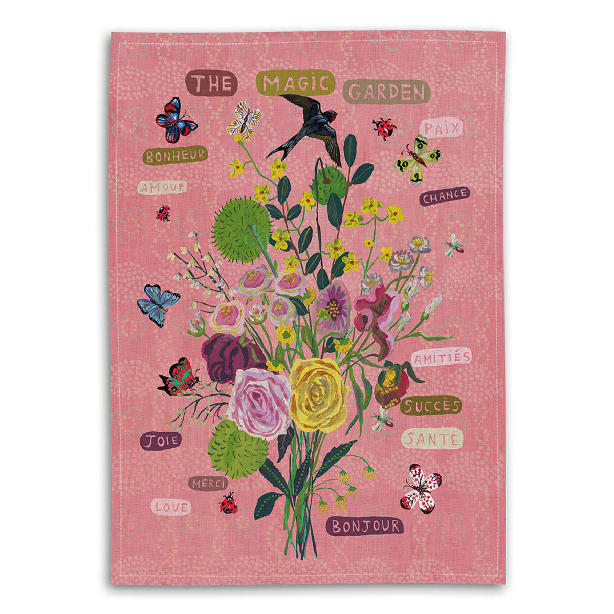 Magic Garden Linen Tea Towel - Avenida Home