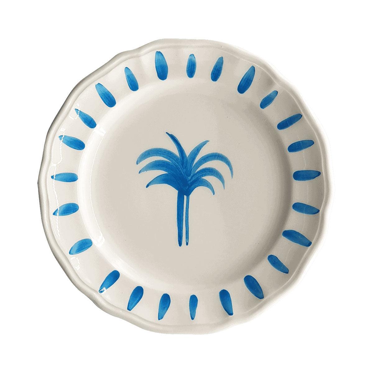 The Palms Ceramic Plate 21cm - Les Ottomans