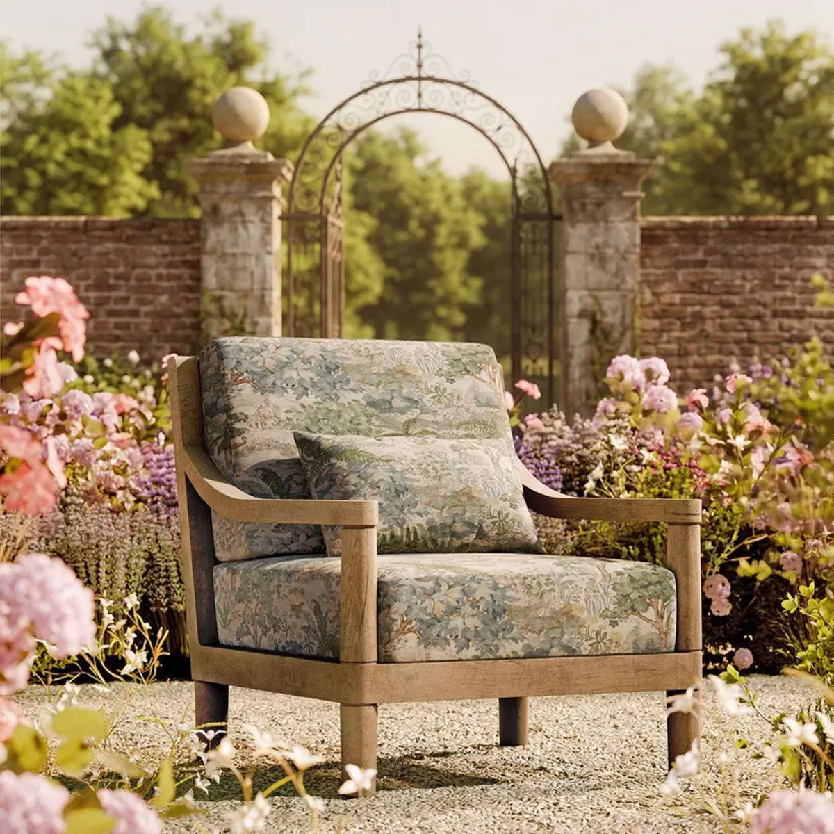 The Stumpery Outdoor Fabric - Sanderson