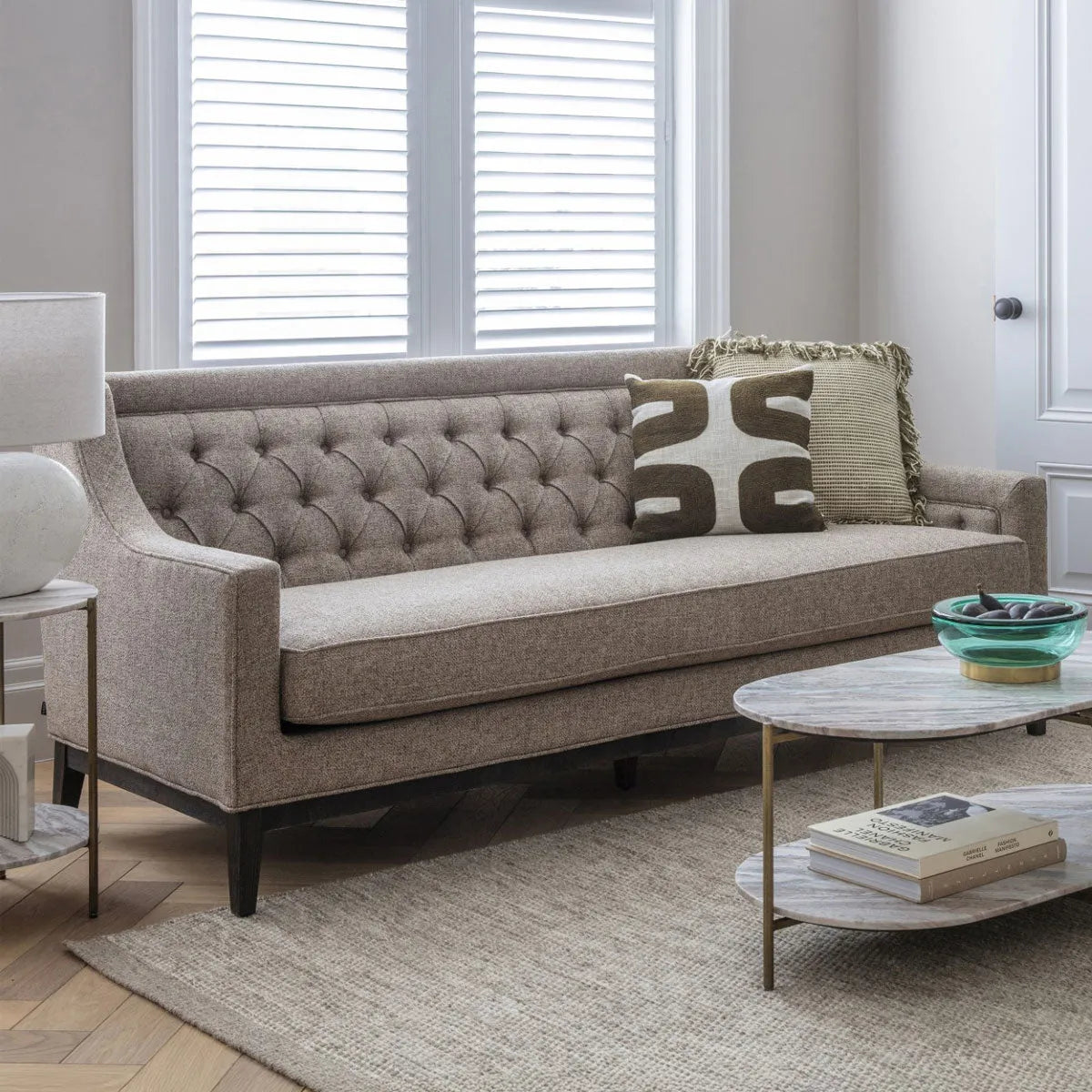 Theodore Buttoned Sofa - Courthouse Furniture