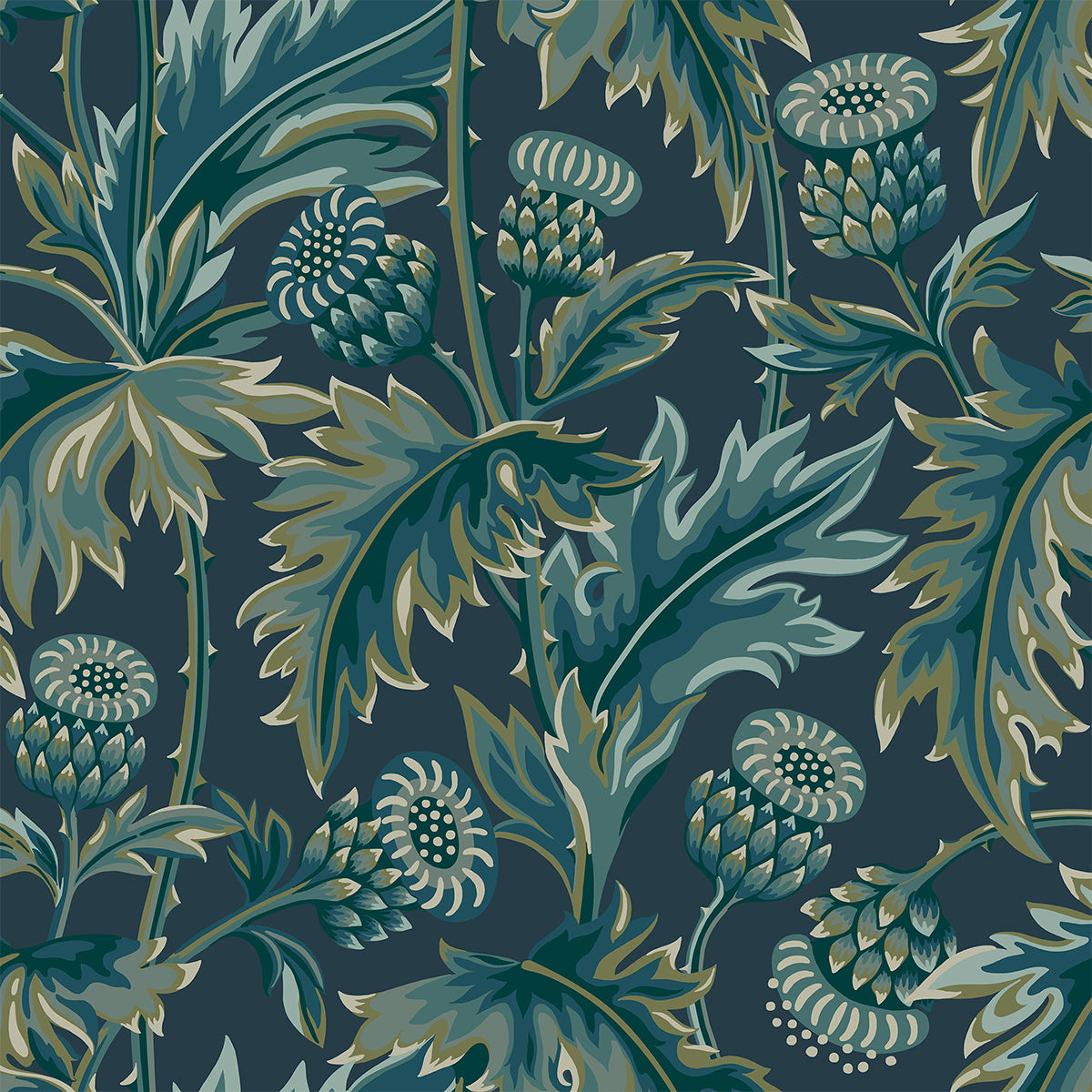 Borastapeter Treasured Thistle Wallpaper