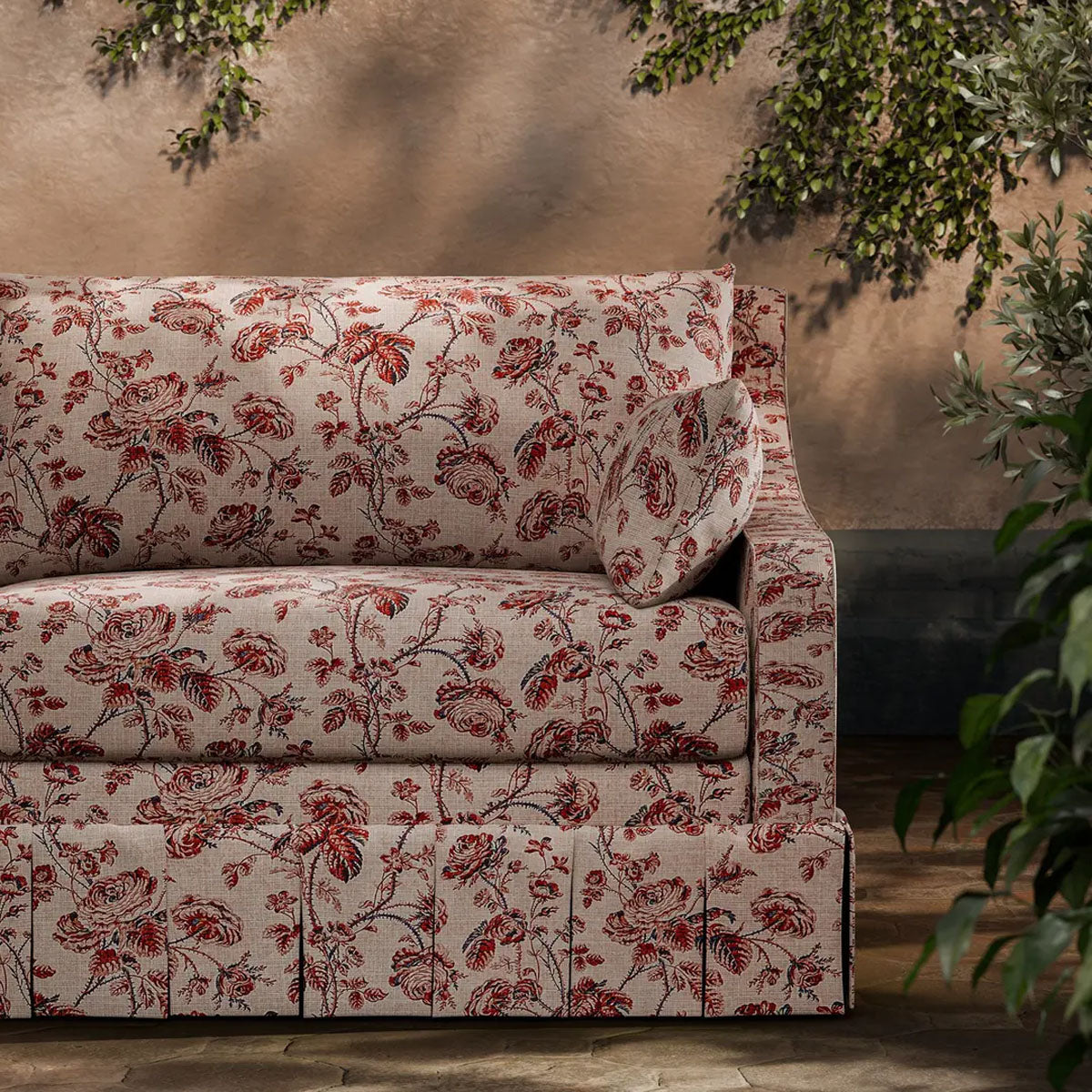 Thorny Vine Indoor Outdoor Fabric - Zoffany X Michael S. Smith