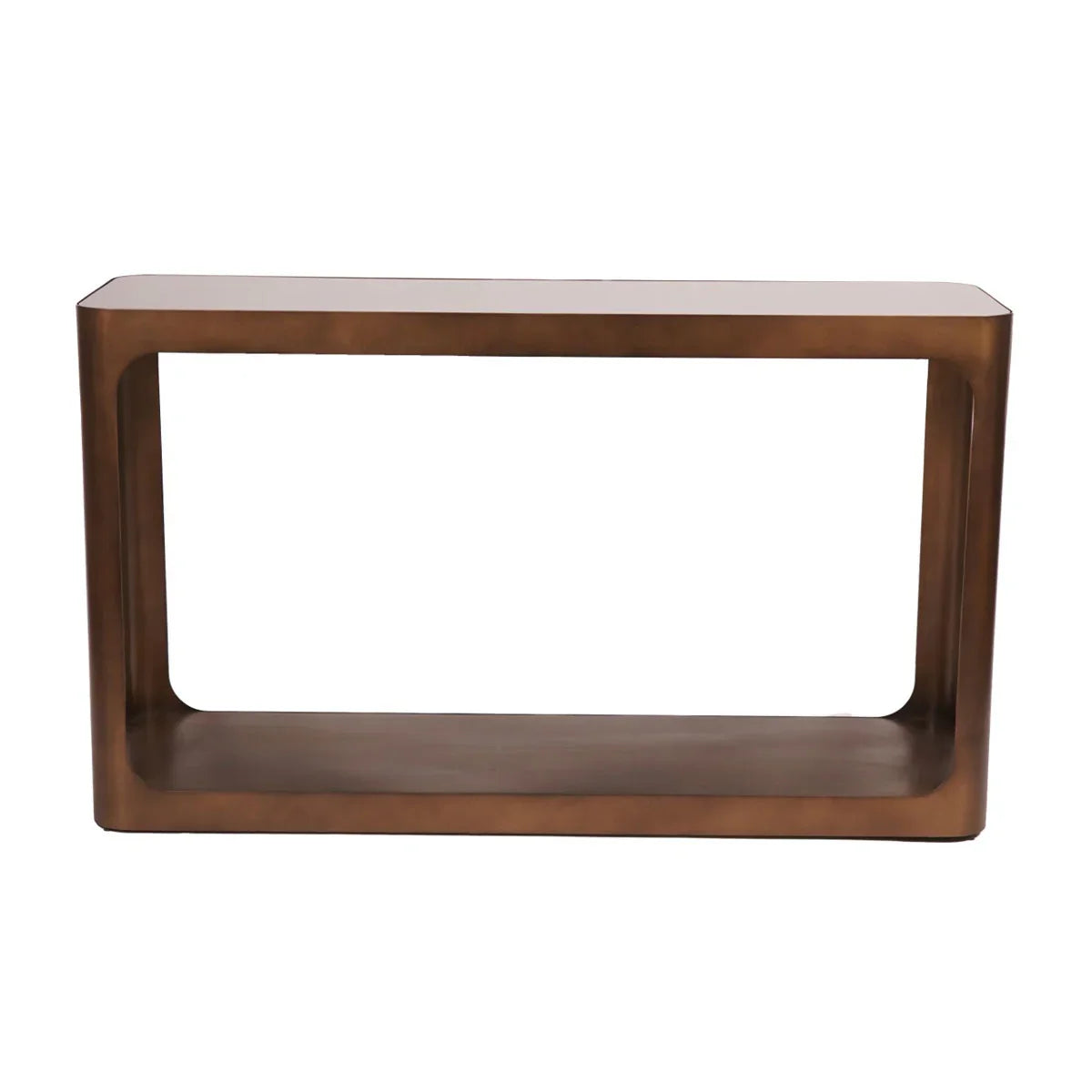 Thorpe Metal and Glass Console Table - Courthouse Furniture