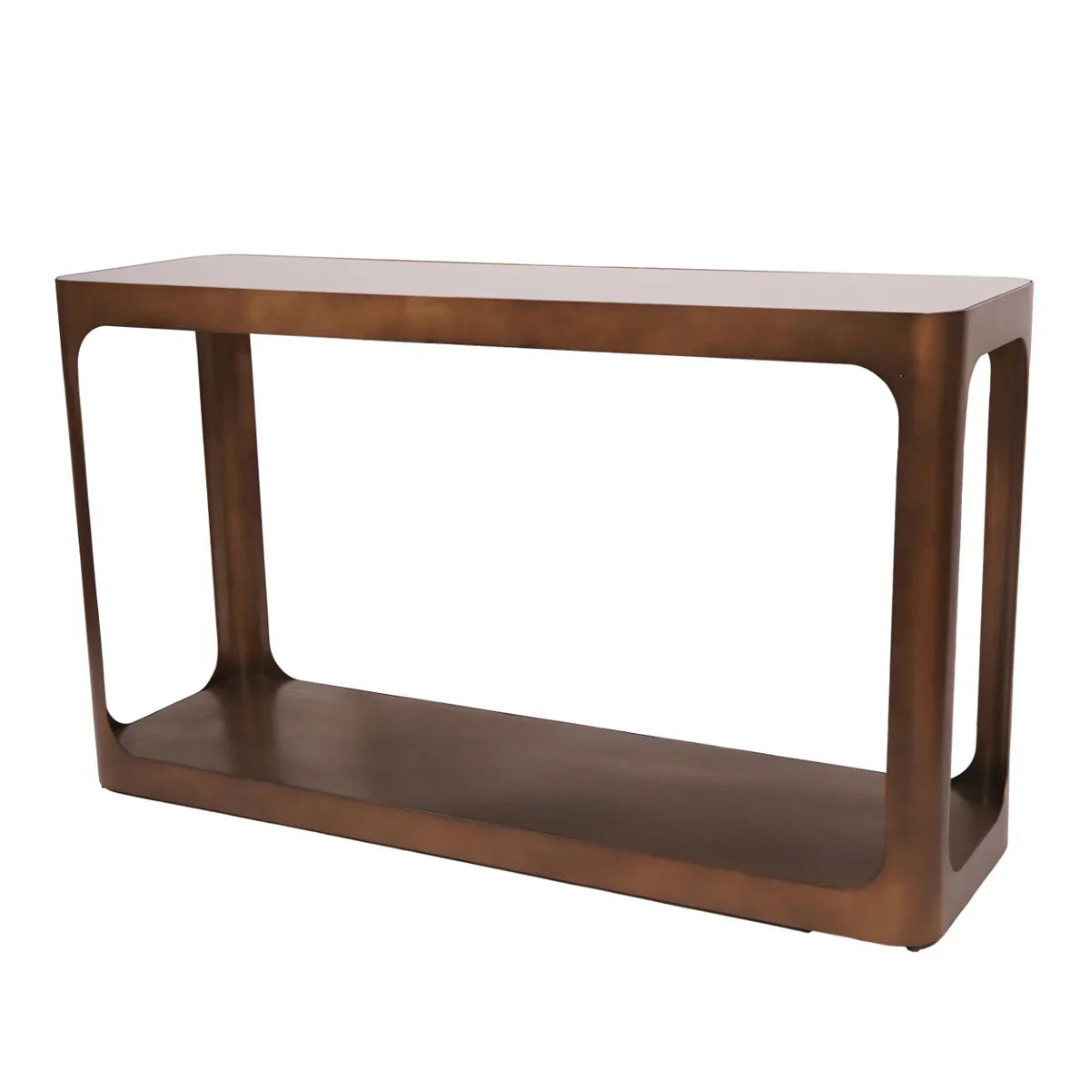 Thorpe Metal and Glass Console Table - Courthouse Furniture