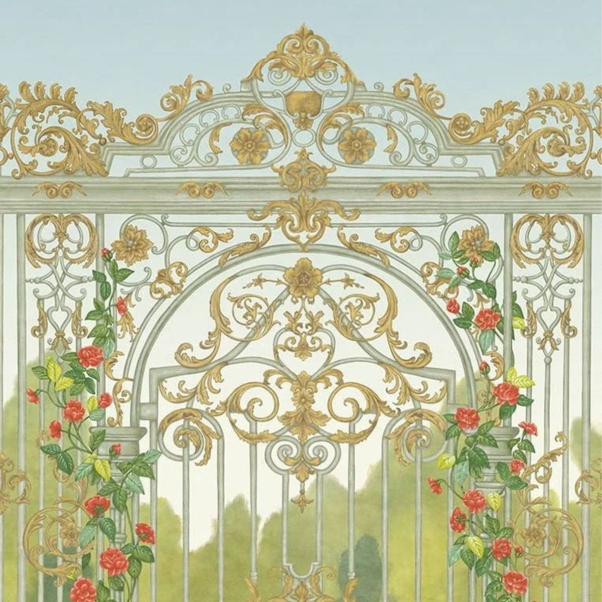 Tijou Gate Mural - Cole & Son