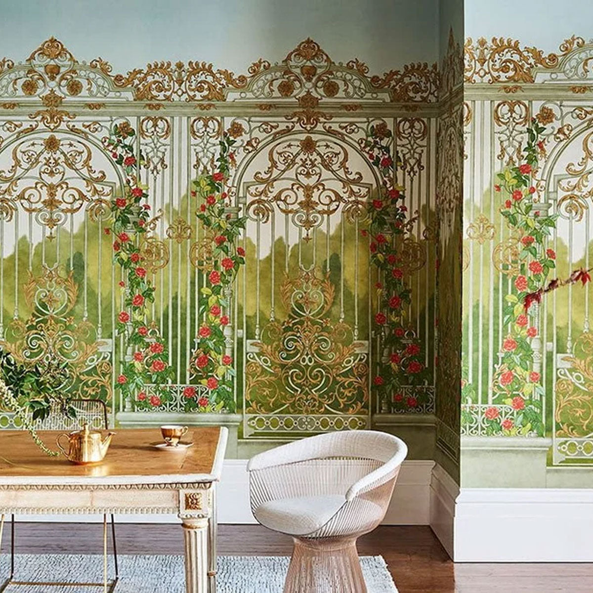 Tijou Gate Mural - Cole & Son