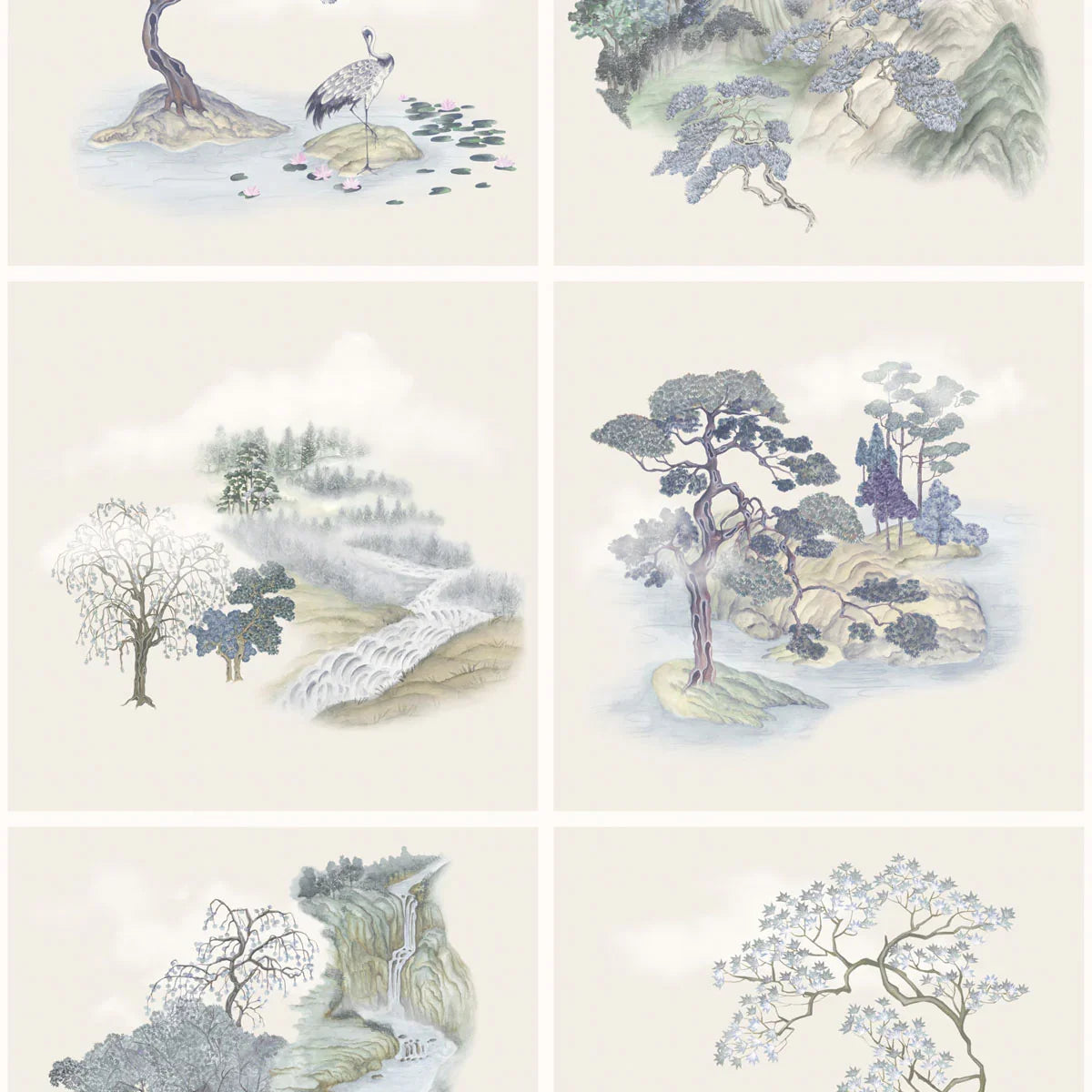 Tile Toile Wallpaper - Cole & Son