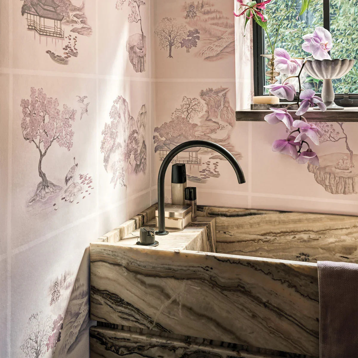 Tile Toile Wallpaper - Cole & Son
