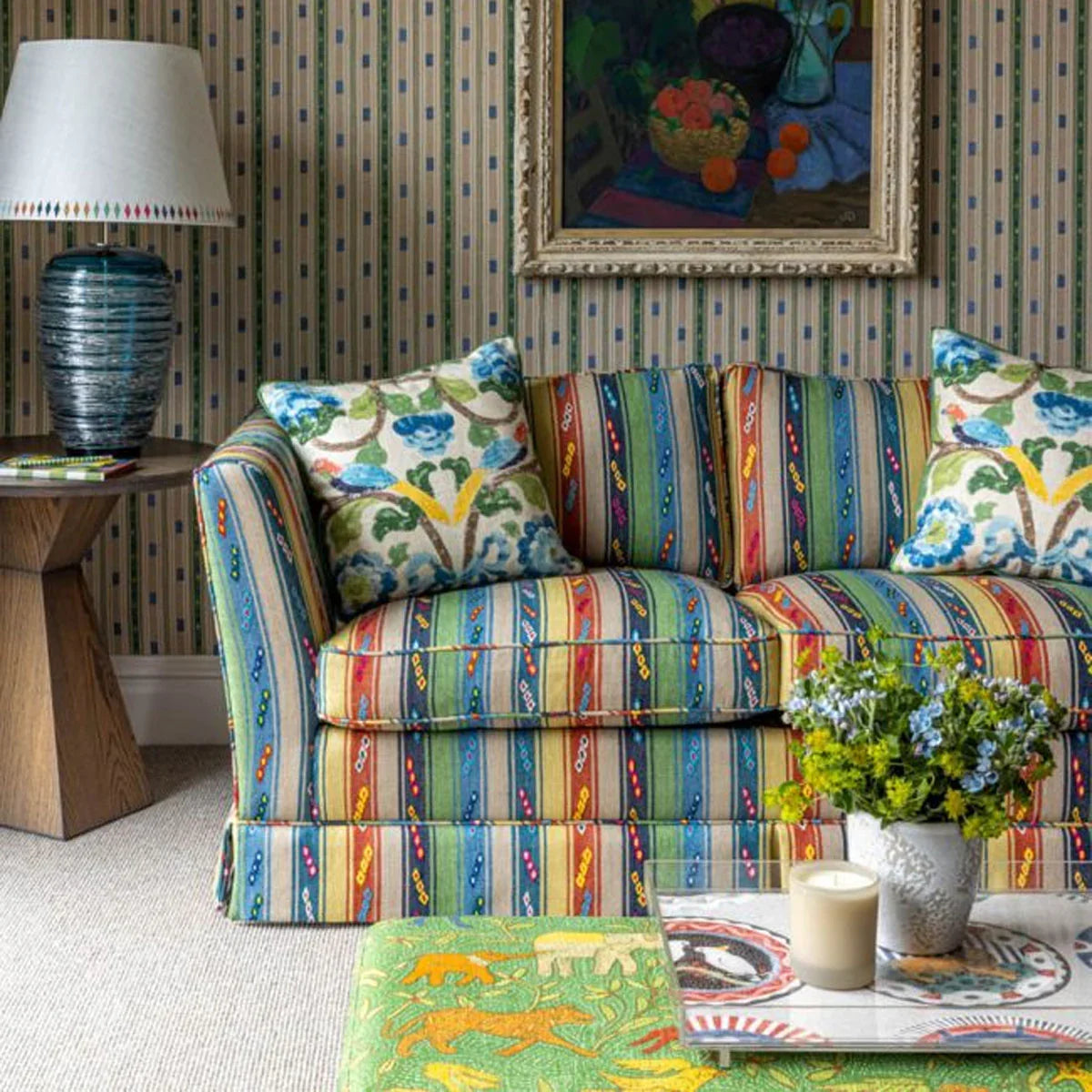 Tip Toe Fabric - GP&J Baker X Kit Kemp
