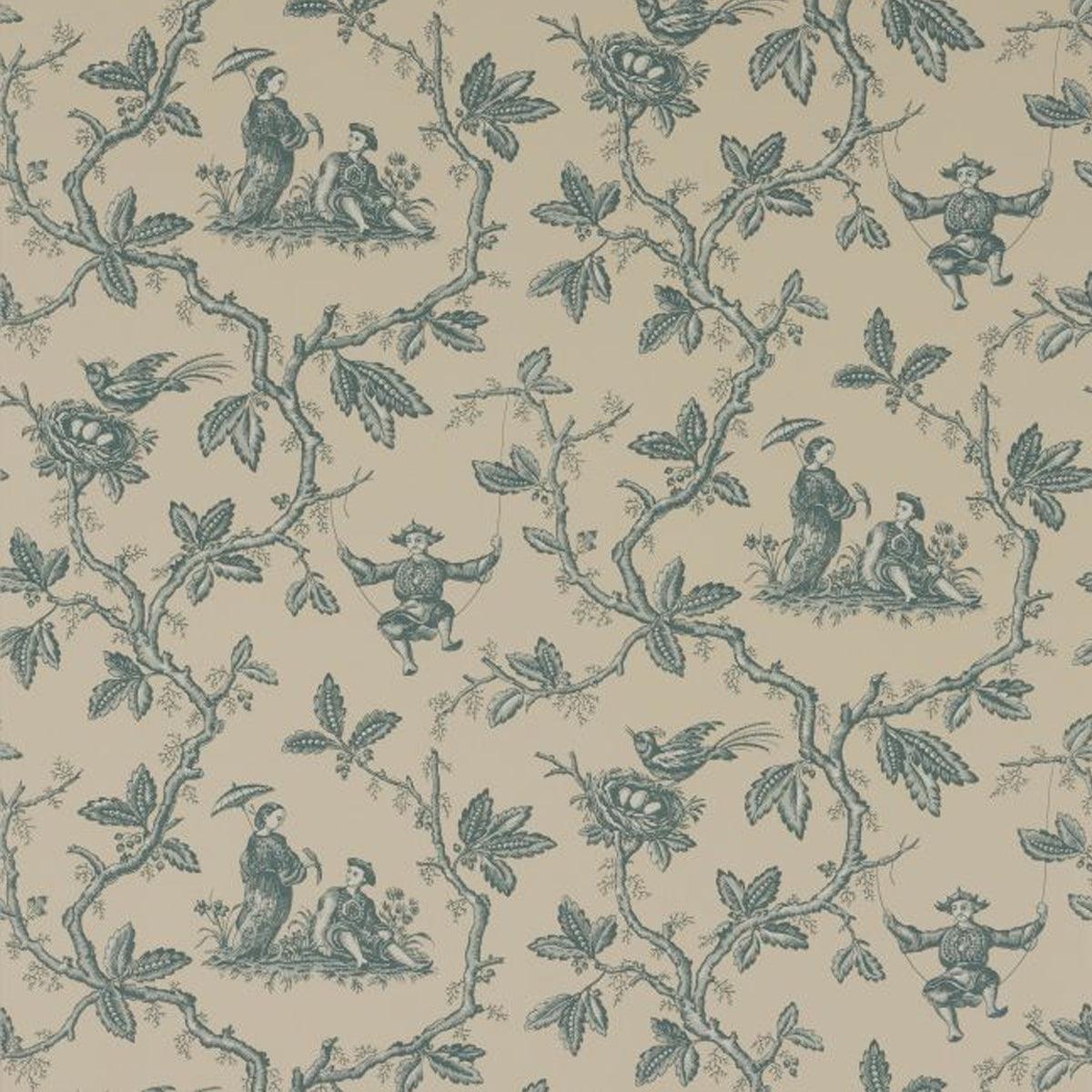 Toile Chinoise Wallpaper - Colefax &amp; Fowler