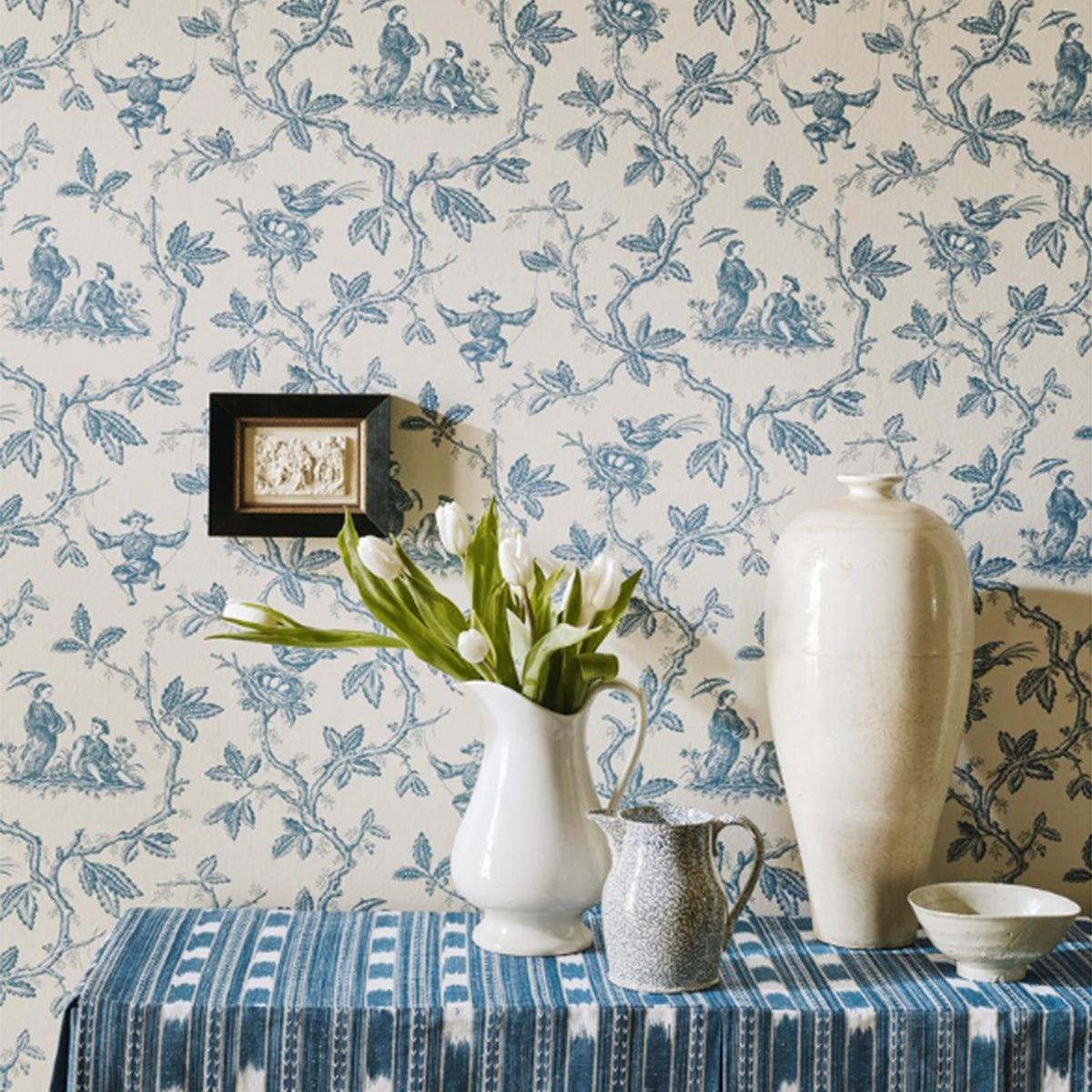 Colefax &amp; Fowler - Toile Chinoise Wallpaper