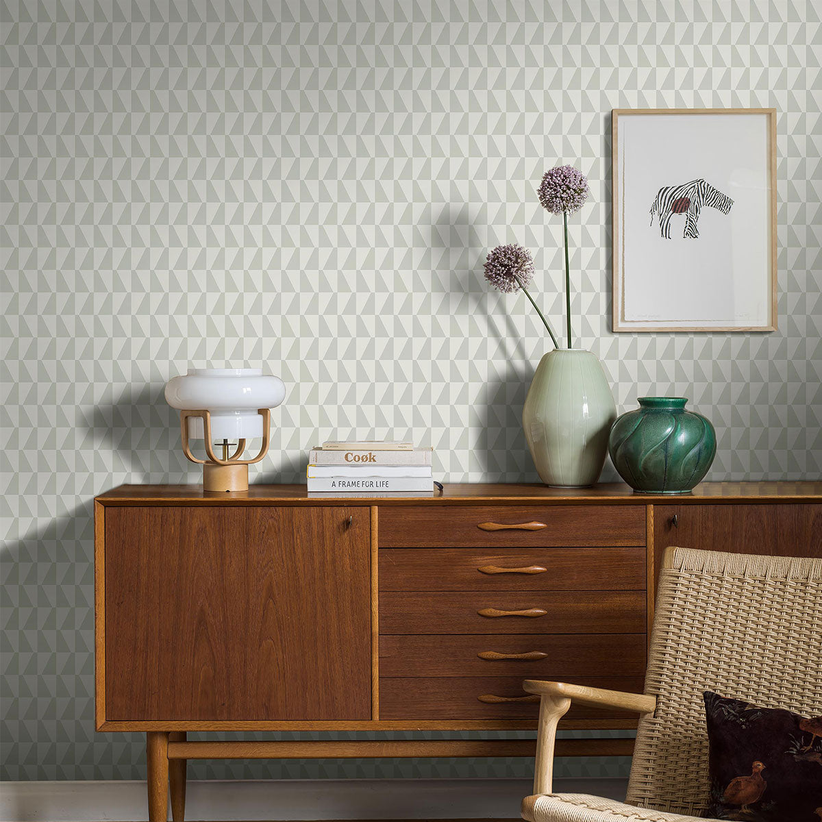 Arne Jacobsen Trapez Wallpaper - Borastapeter