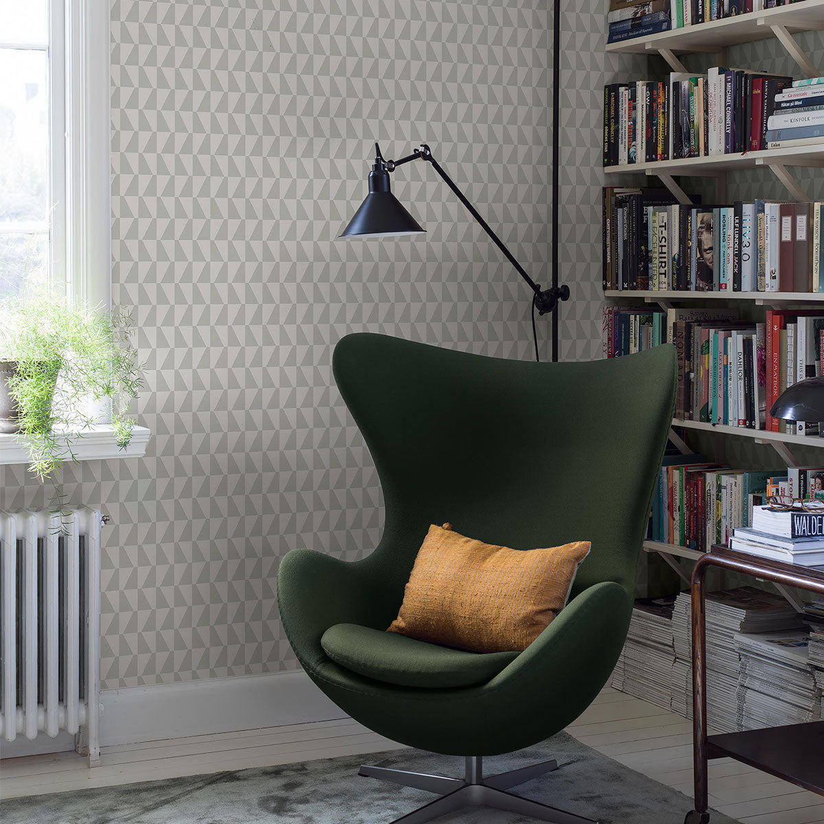 Arne Jacobsen Trapez Wallpaper - Borastapeter