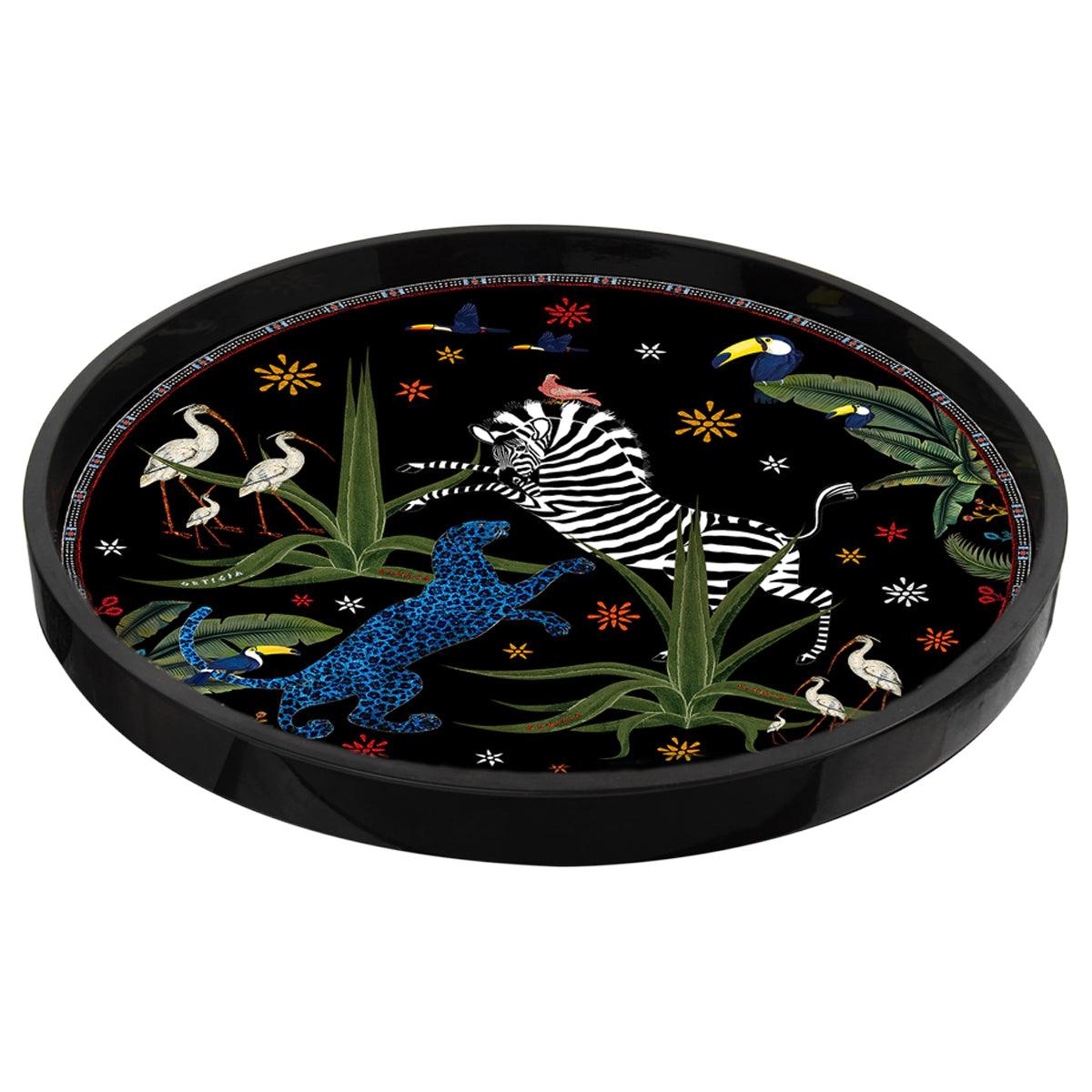 Jungle Round Tray - Ortigia