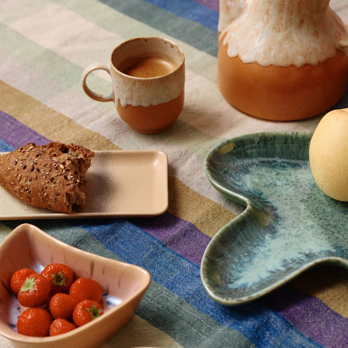 70s Ceramics Tray - HKLIVING