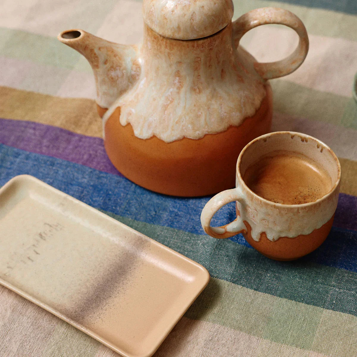 70s Ceramics Tray - HKLIVING