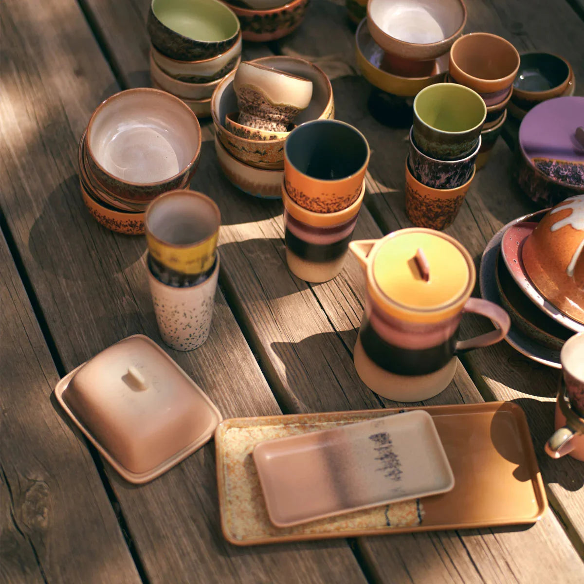 70s Ceramics Tray - HKLIVING