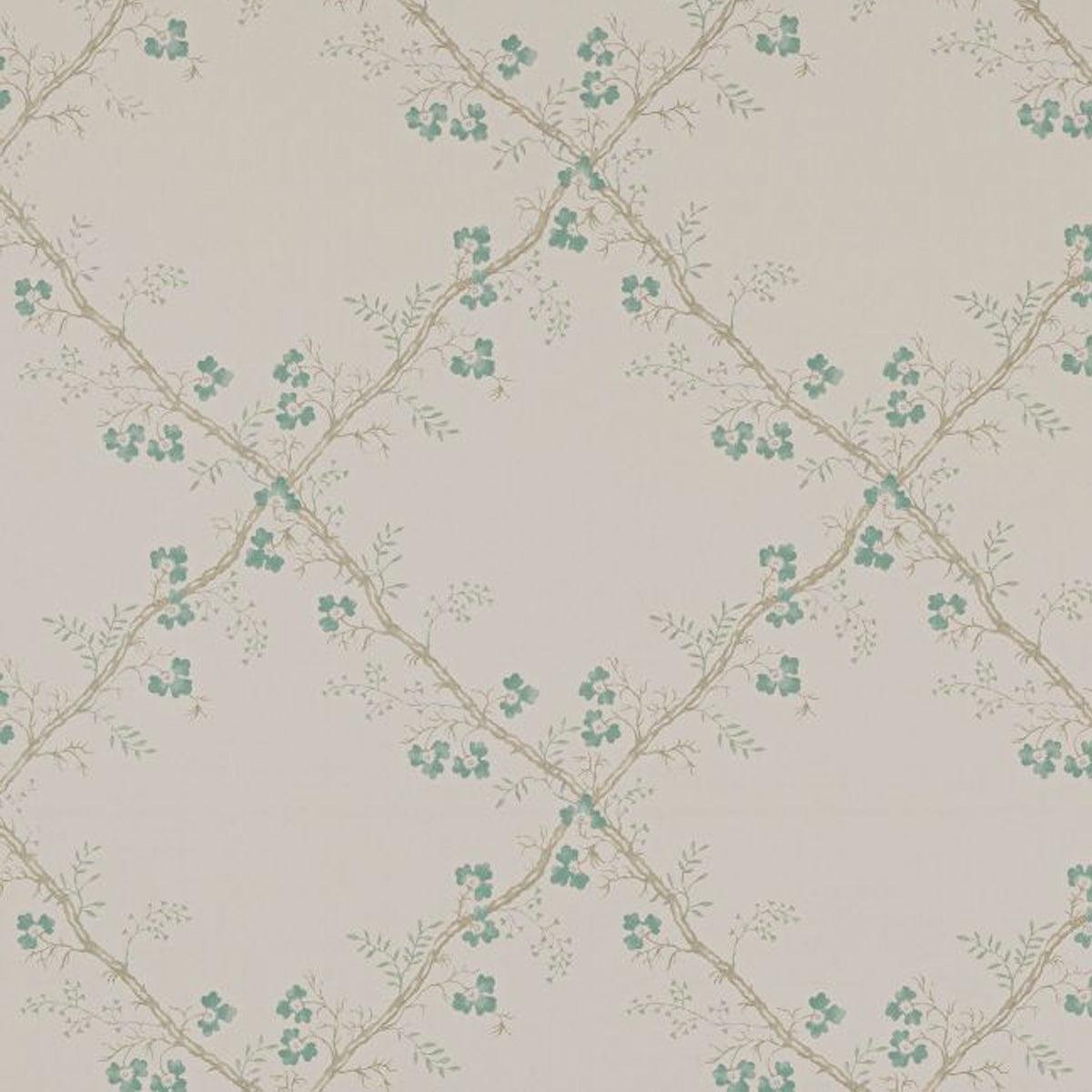 Colefax &amp; Fowler - Trefoil Trellis Wallpaper